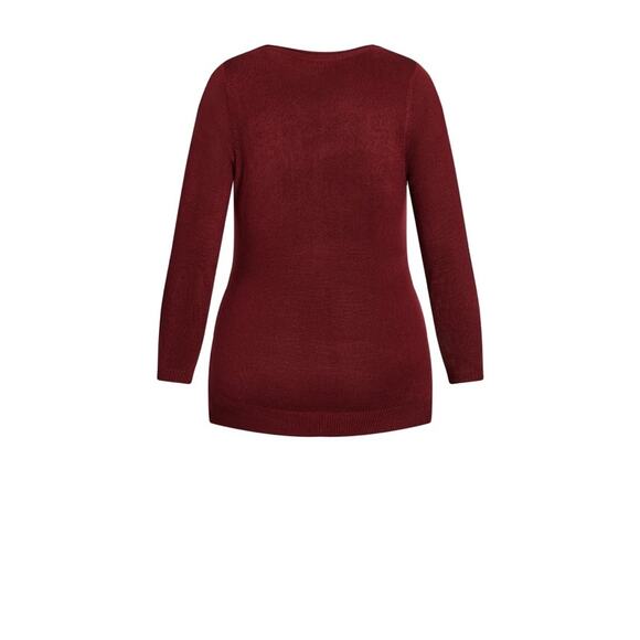 Evans Women's Plus Size V Neck Relaxed Fit Ultra Soft V-Neckline 22/24 (2x) b21 - Picture 5 of 5